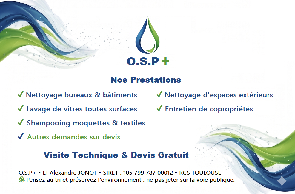 Carte de visite OSP+ Verso